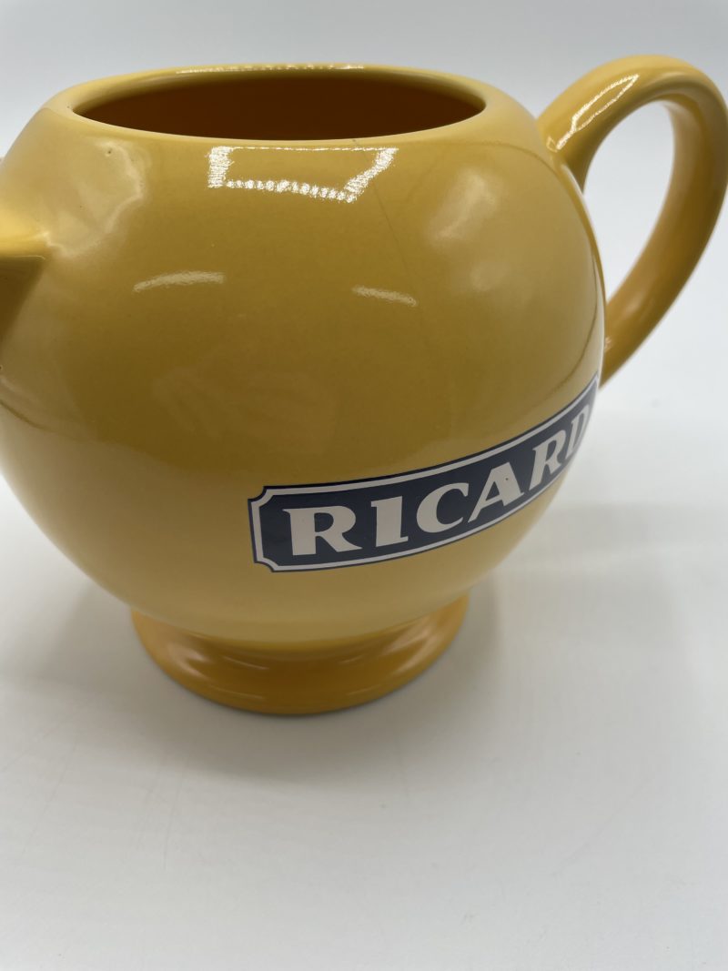 Pichet émail jaune vintage RICARD - Ressourcerie Histoires Sans Fin