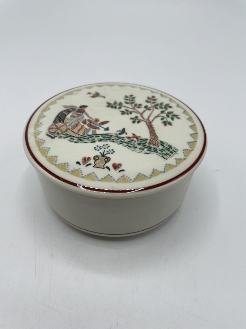 pot bibelot vintage villeroy boch american samplers