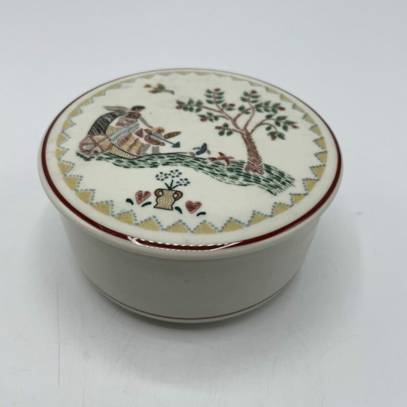 pot bibelot vintage villeroy boch american samplers