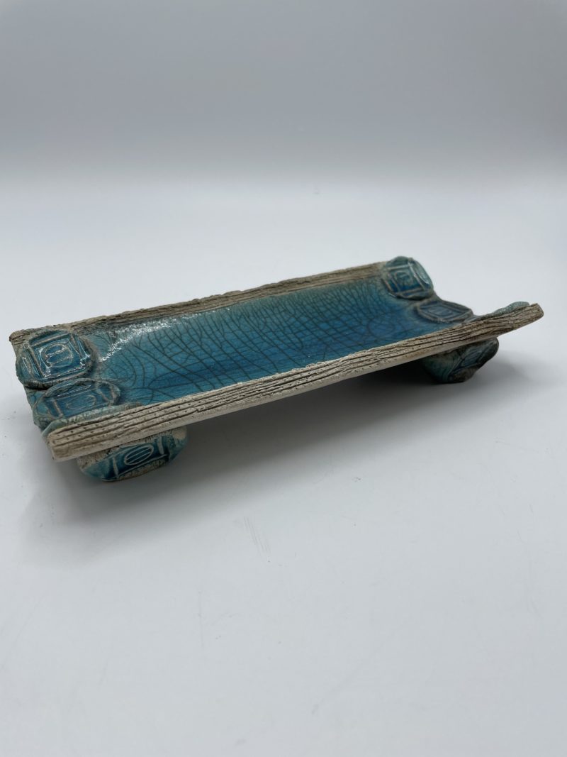 Repose cuillère en céramique turquoise – Image 4