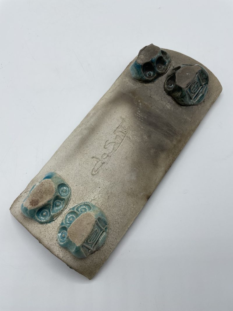 Repose cuillère en céramique turquoise – Image 3