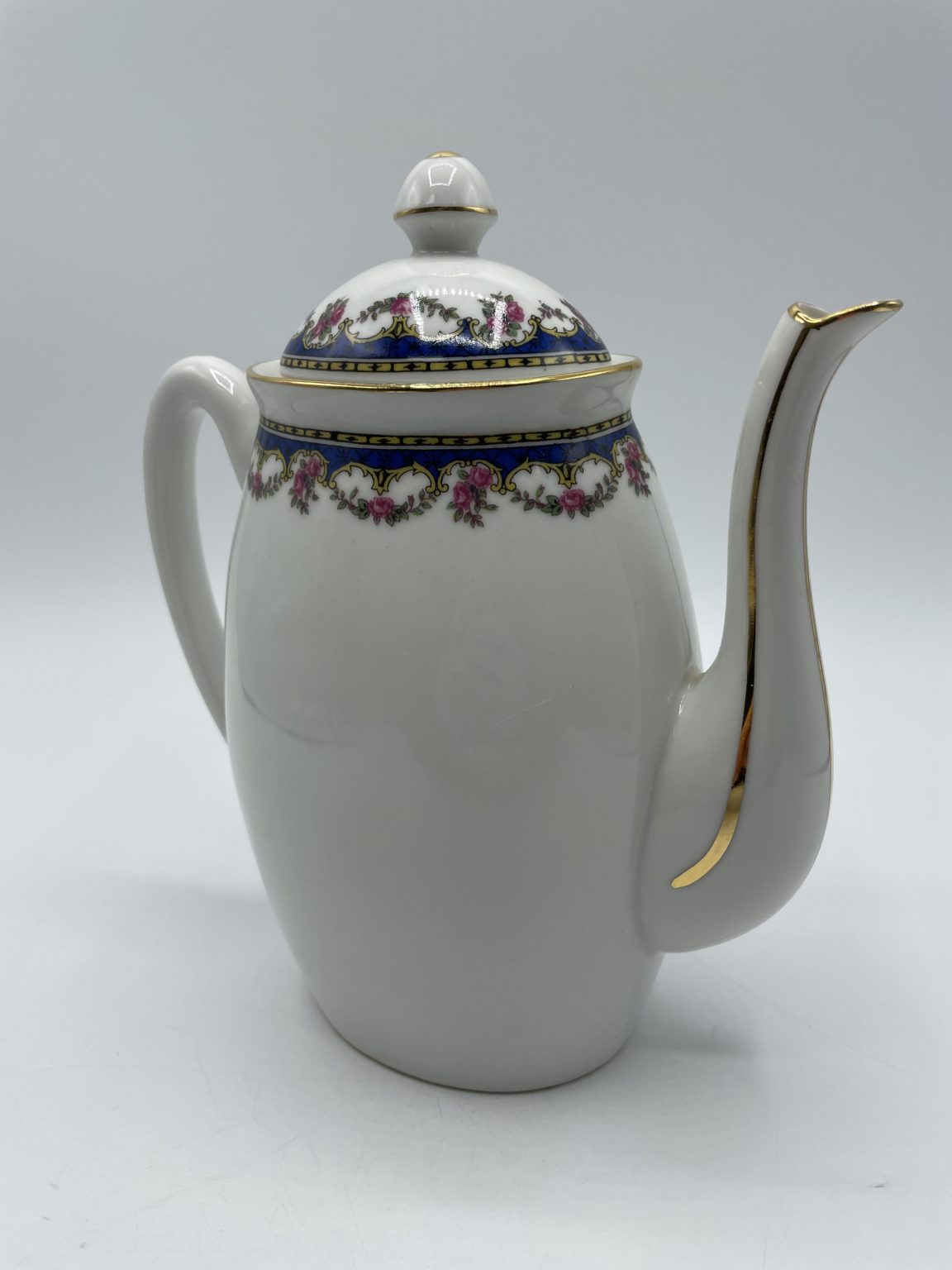 Service à Thé Vintage Wumsiedel – Porcelaine Blanche – 4 Personnes – Allemagne