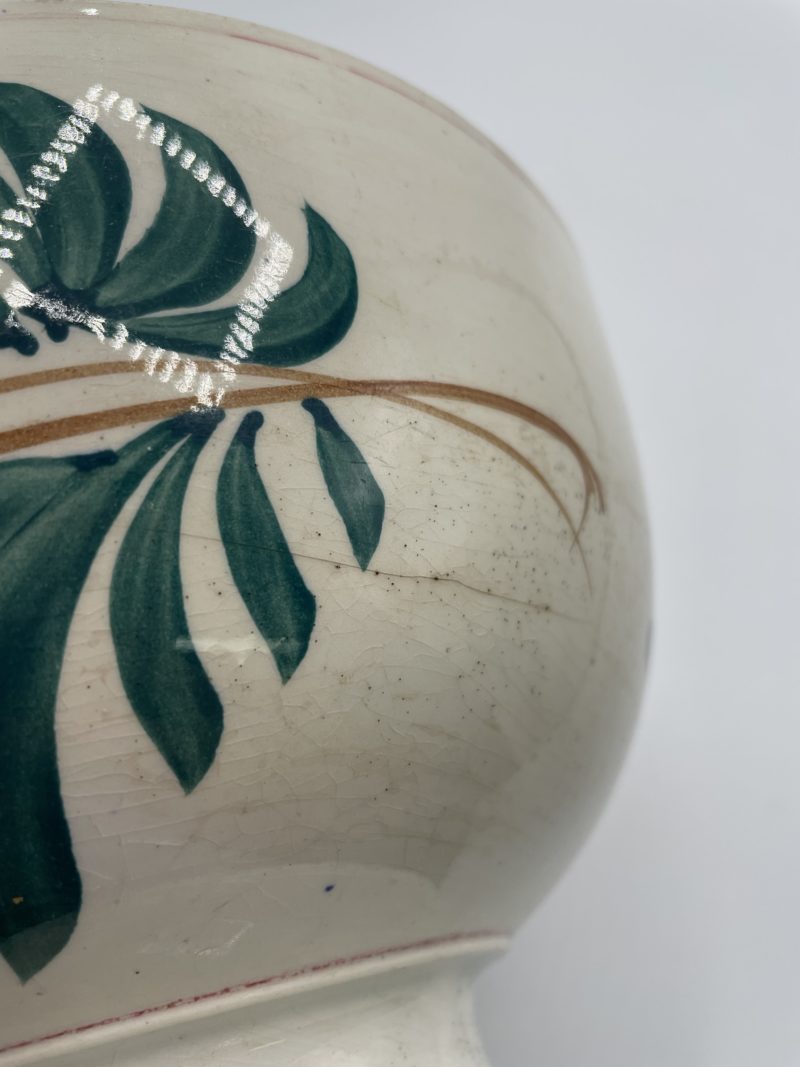 Vase coupe en porcelaine opaque de Giens vintage – Image 5