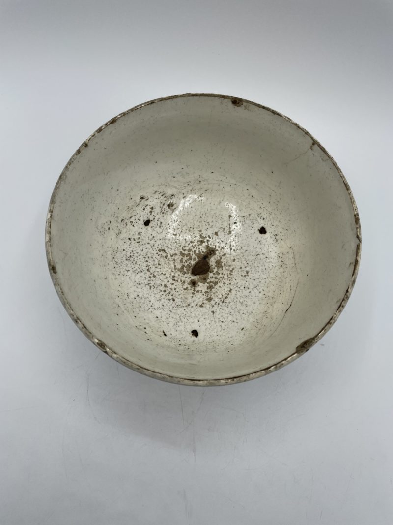 Vase coupe en porcelaine opaque de Giens vintage – Image 3