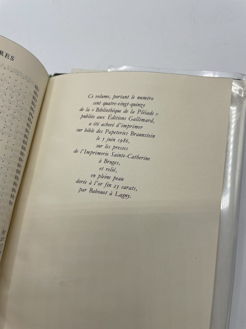 Victor Hugo – Œuvres poétiques tome 2 -  1967 – Bibliothèque de la Pléiade – Image 6