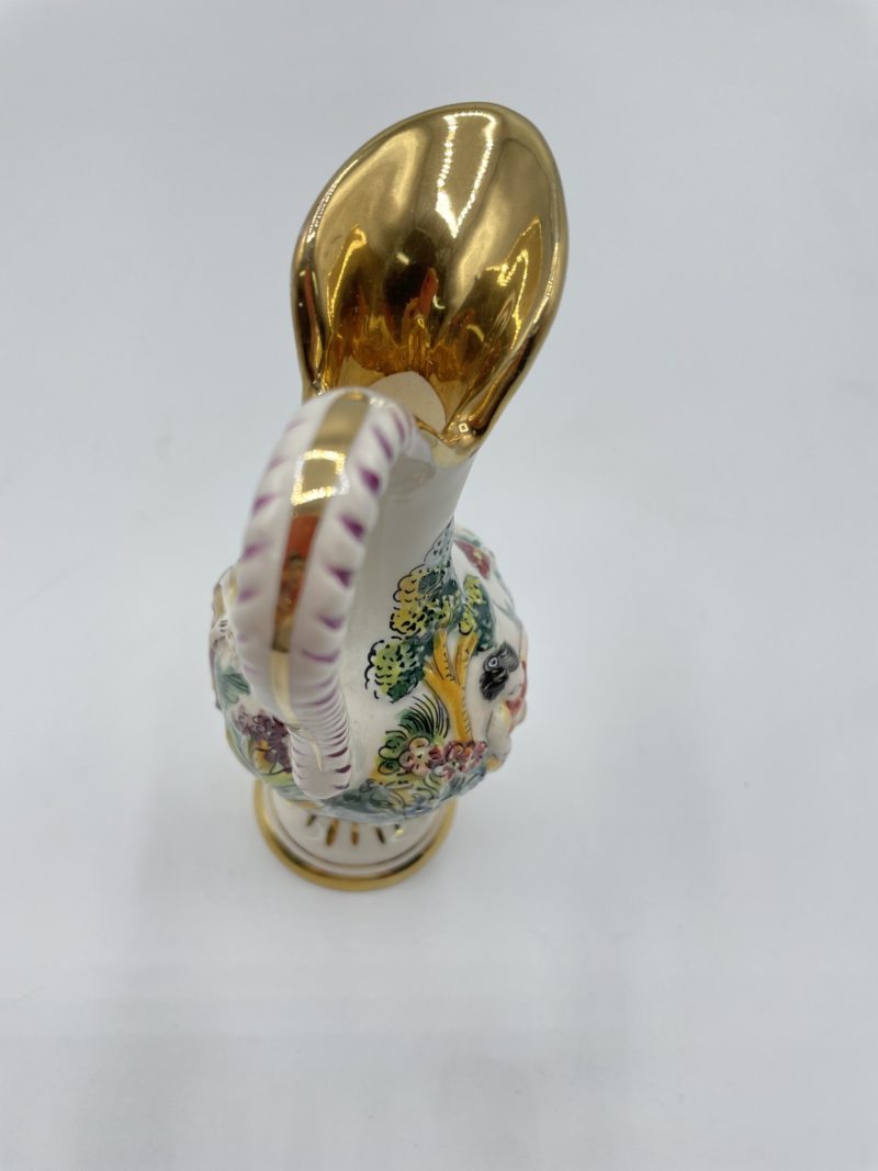 Petit vase cruchon en porcelaine de CAPODIMONTE – Image 2