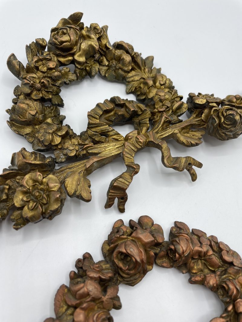 Lot de 2 ornements à crête en bronze – Image 2