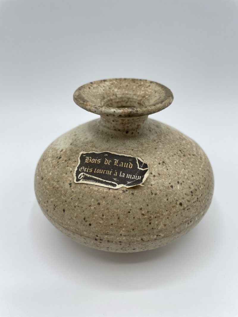 vase soliflore vintage gres bois de laud