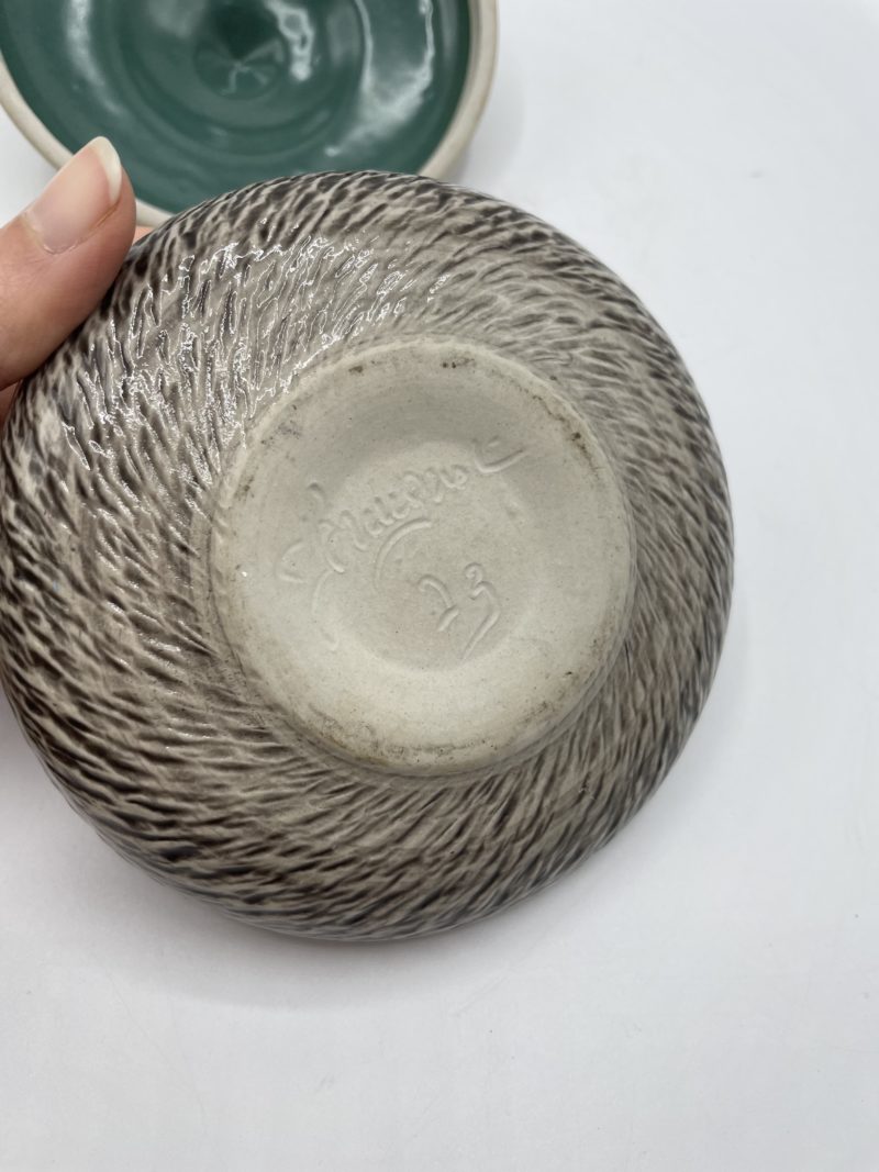 Petite bonbonnière ou bibelot grès d'art vintage – Image 3