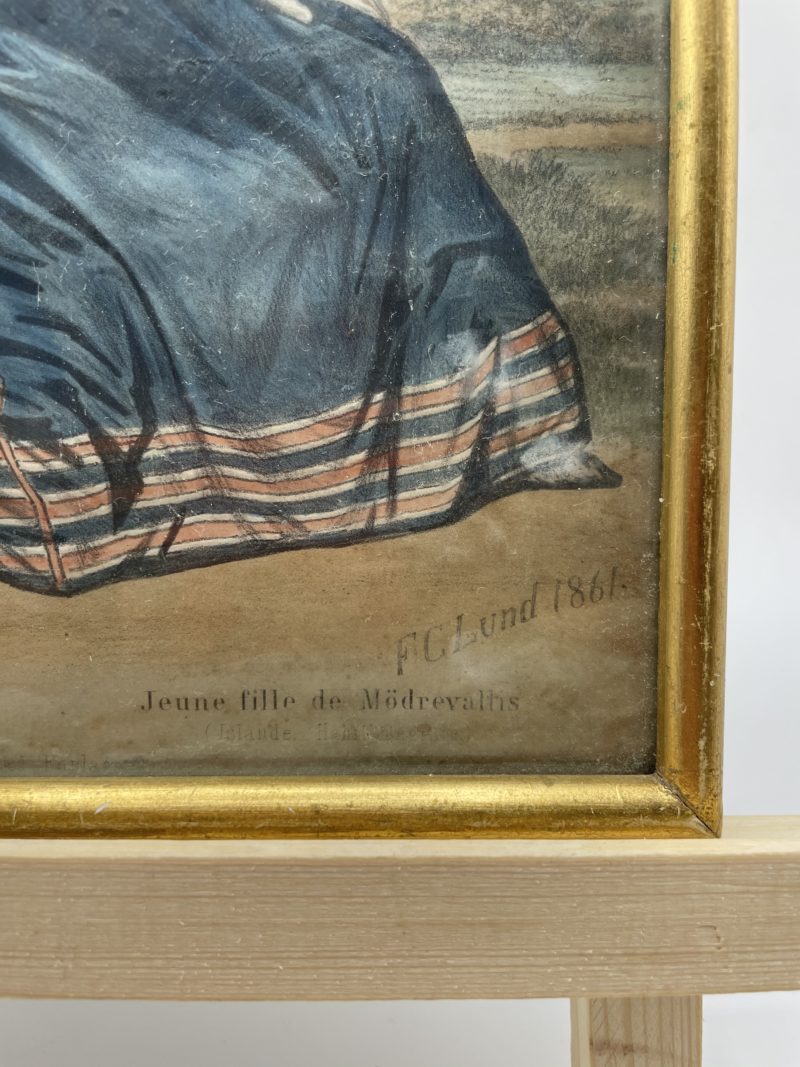 Cadre jeune fille Islandaise – Image 3