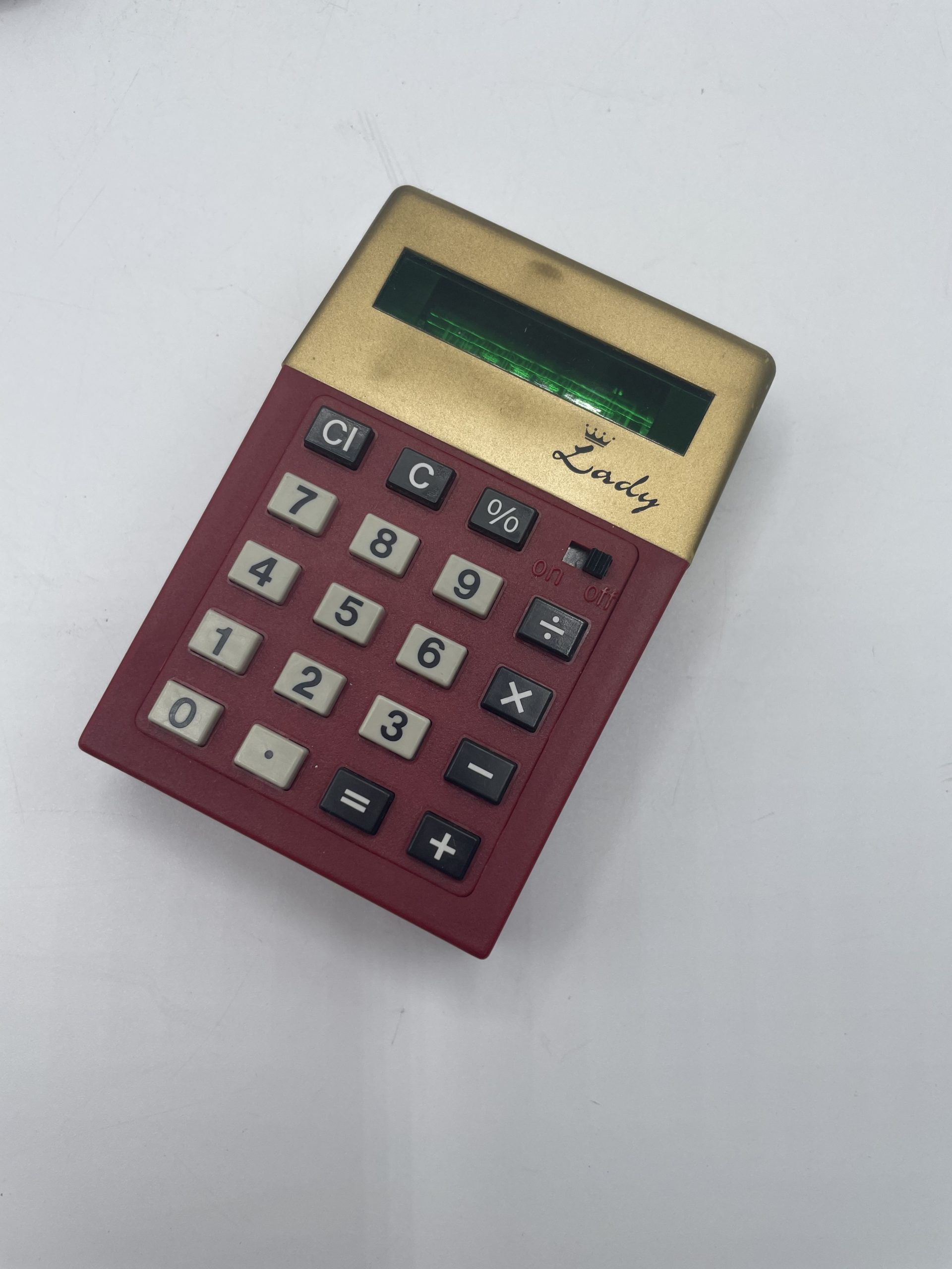 Calculatrice vintage Triumph Lady - Ressourcerie Histoires Sans Fin