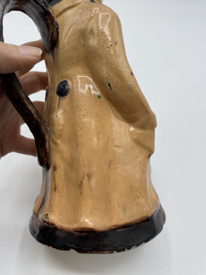 Carafe cruche pichet vintage céramique soldat ou capitaine – Image 7