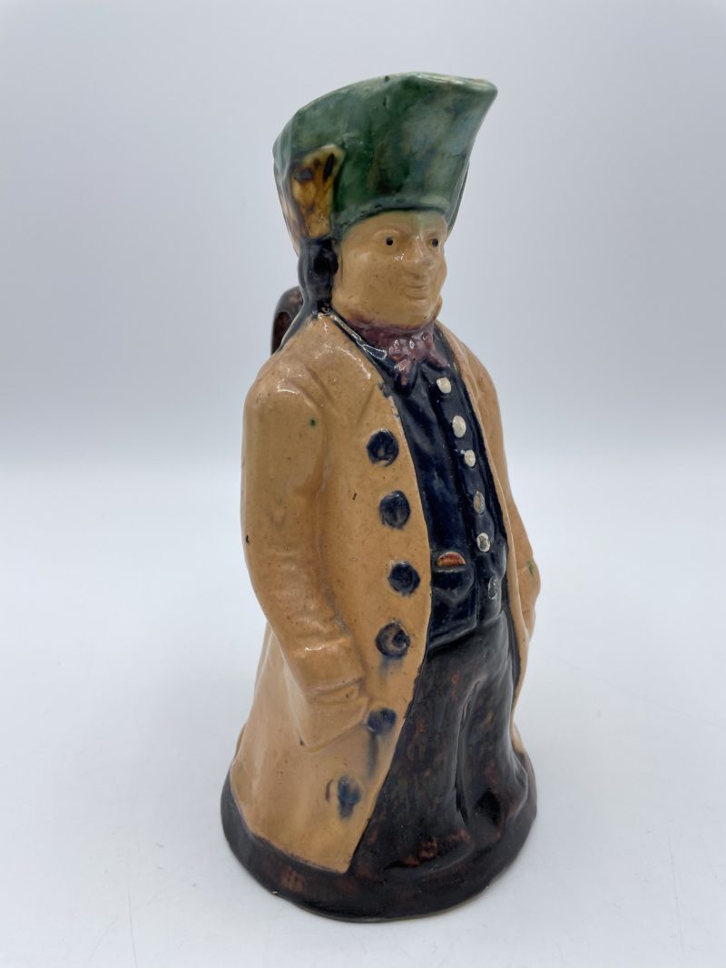 Carafe cruche pichet vintage céramique soldat ou capitaine – Image 9