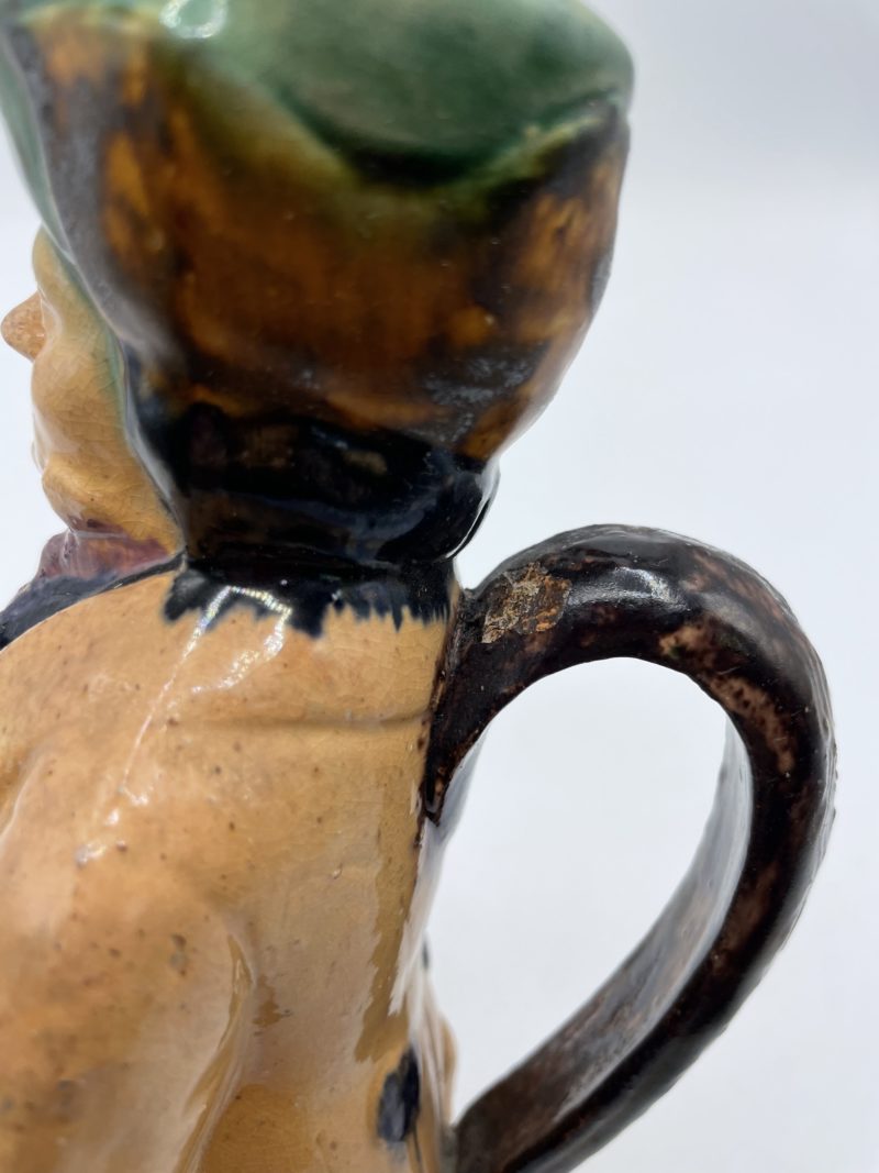 Carafe cruche pichet vintage céramique soldat ou capitaine – Image 2