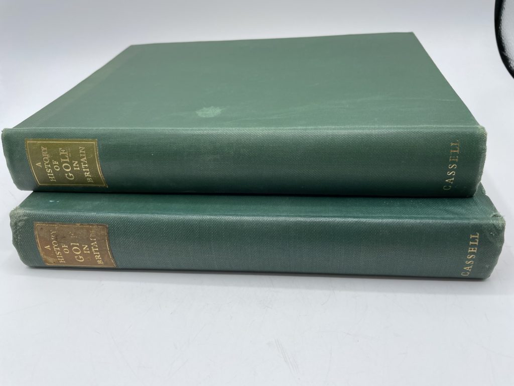 Lot de 2 livres de collection « A History f Golf in Britain » édition  originale 1952 - Ressourcerie Histoires Sans Fin