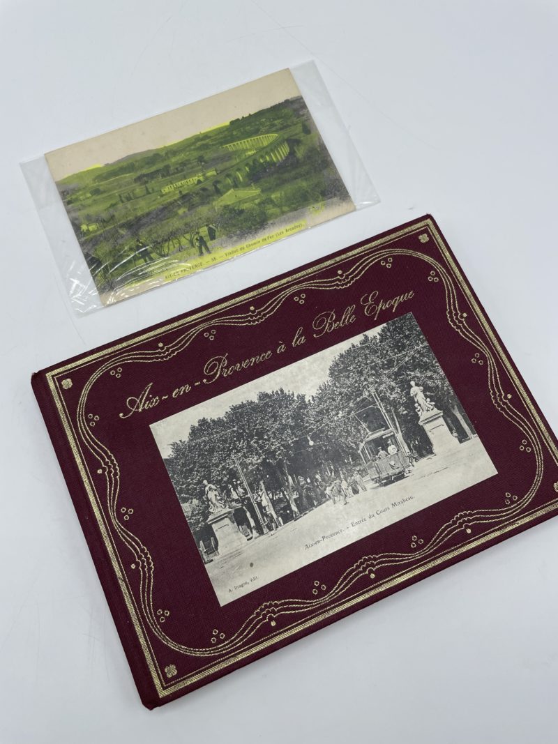livre vintage colelction photo carte postale aix en provence belle epoque therese brouhon