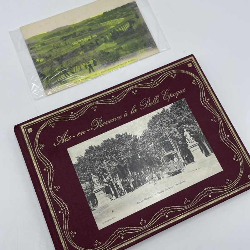livre vintage colelction photo carte postale aix en provence belle epoque therese brouhon
