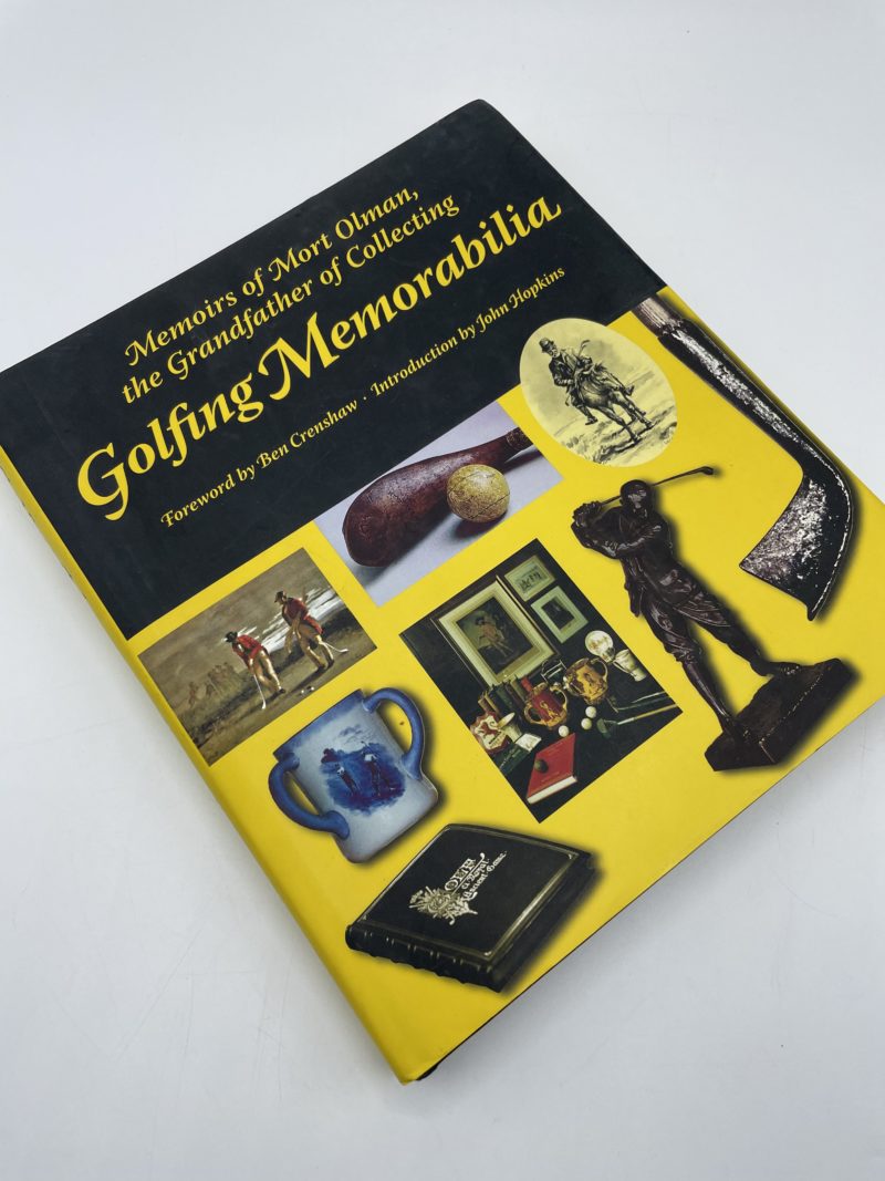 livre collection vintage golfing memorabilis mort olman