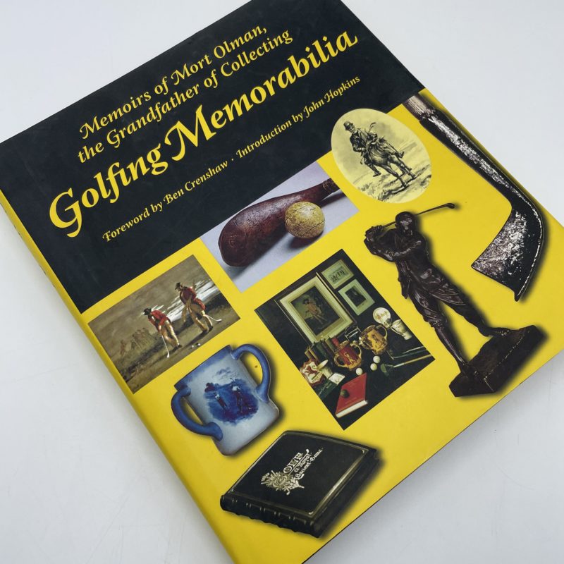 livre collection vintage golfing memorabilis mort olman