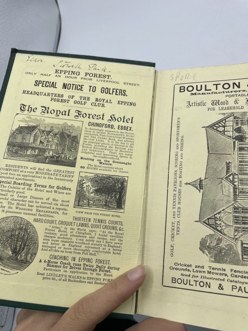 Collection livres anciens « The Golfing Annual » 8 tomes 1887 à 1902 – Image 11