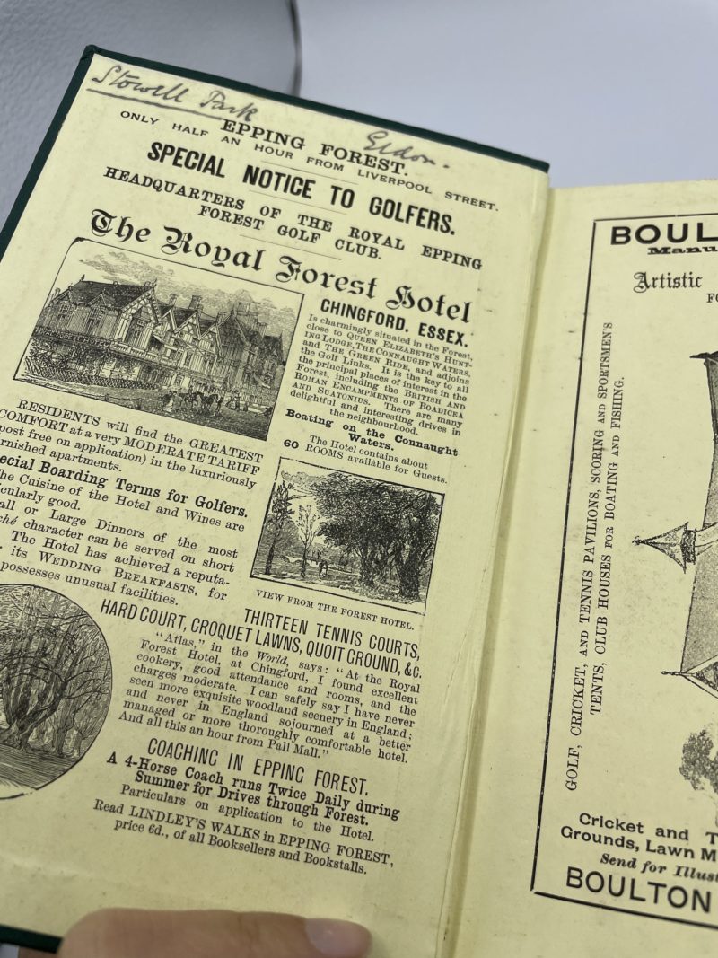 Collection livres anciens « The Golfing Annual » 8 tomes 1887 à 1902 – Image 3