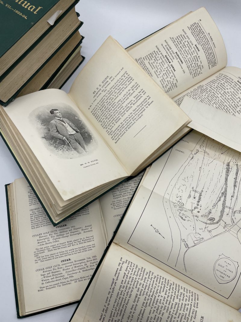 Collection livres anciens « The Golfing Annual » 8 tomes 1887 à 1902 – Image 8
