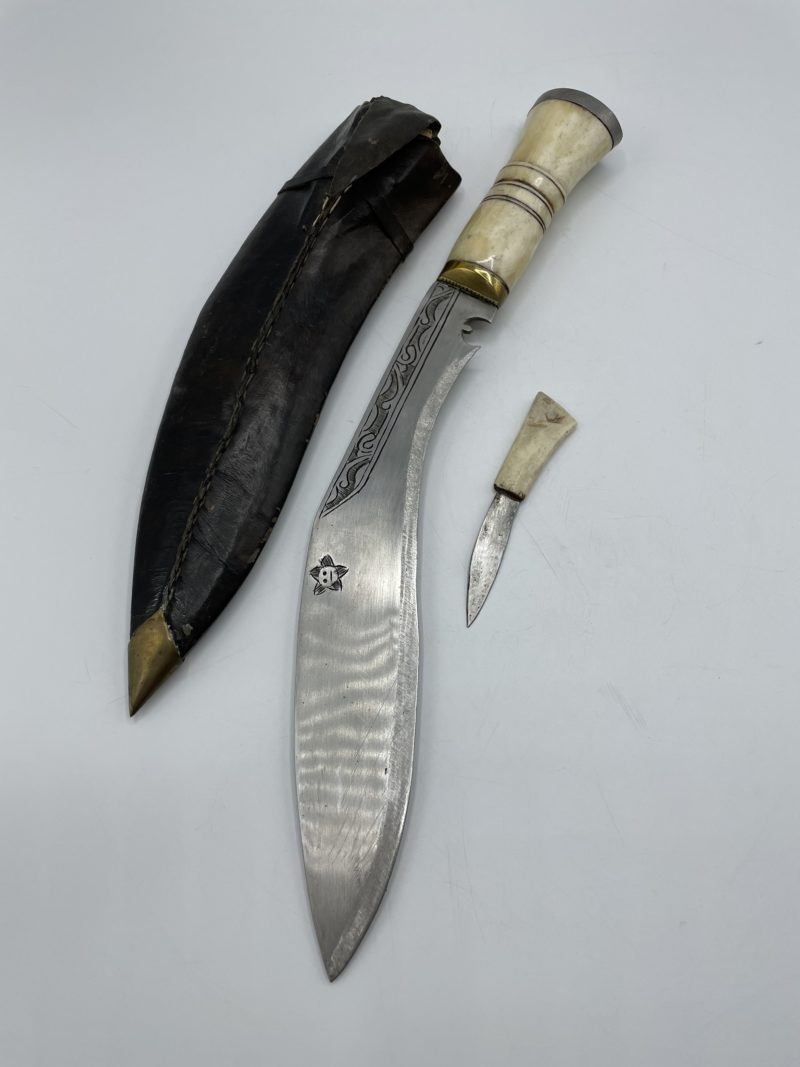machette khukuri couteau chasse corne collection