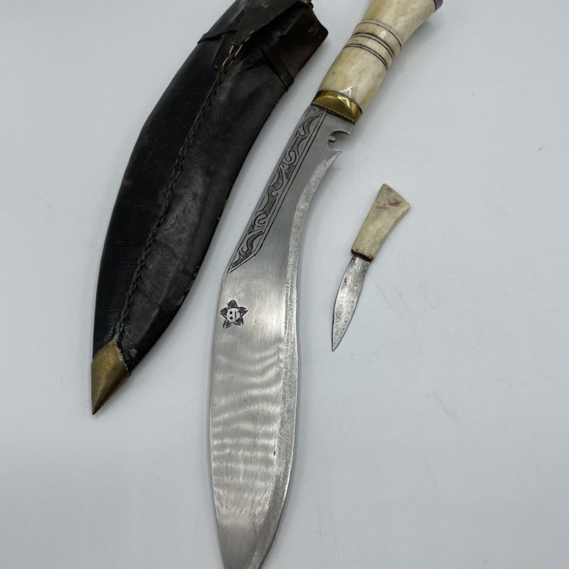 machette khukuri couteau chasse corne collection