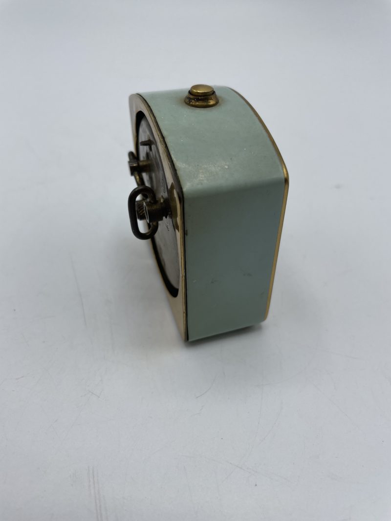 Petit réveil mécanique vintage bleu SMI – Image 2
