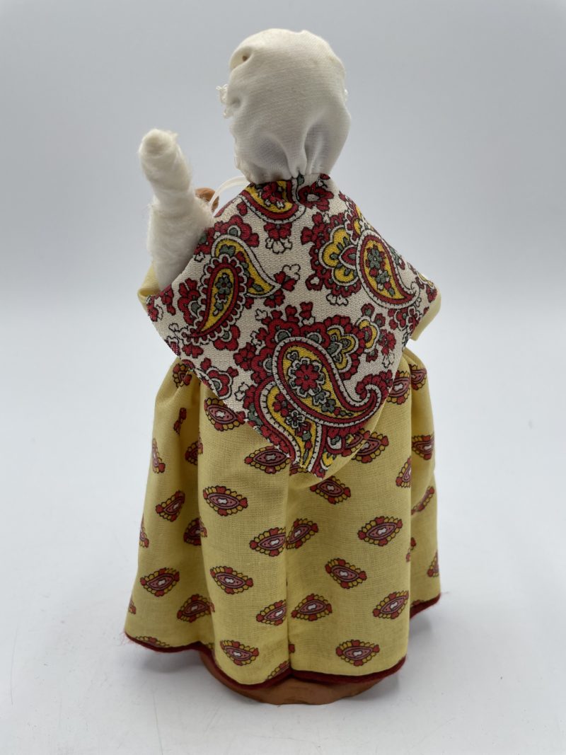 Duo santons collection Claude Carbonel garantis vivant berger et fileuse de coton – Image 8