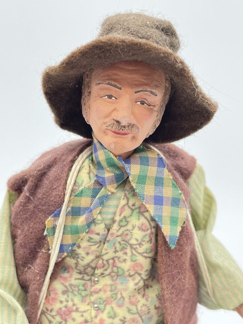 Duo santons collection Claude Carbonel pêcheur et homme aux cruches – Image 7