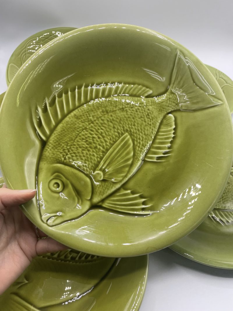 Service 11 assiettes Proceram France collection poissons – Image 6