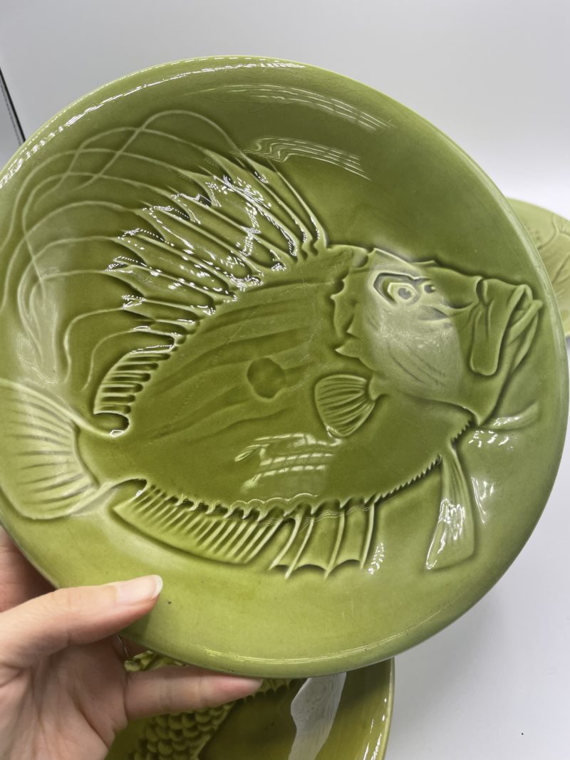 Service 11 assiettes Proceram France collection poissons – Image 2