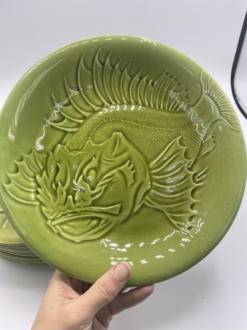 Service 11 assiettes Proceram France collection poissons – Image 12