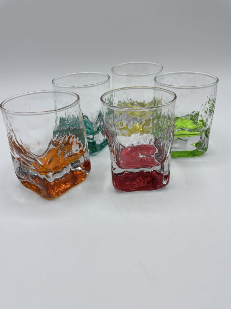 verre whisky lot vintage couleur