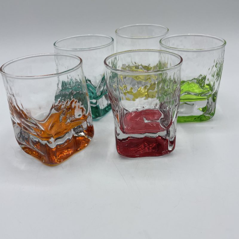 verre whisky lot vintage couleur