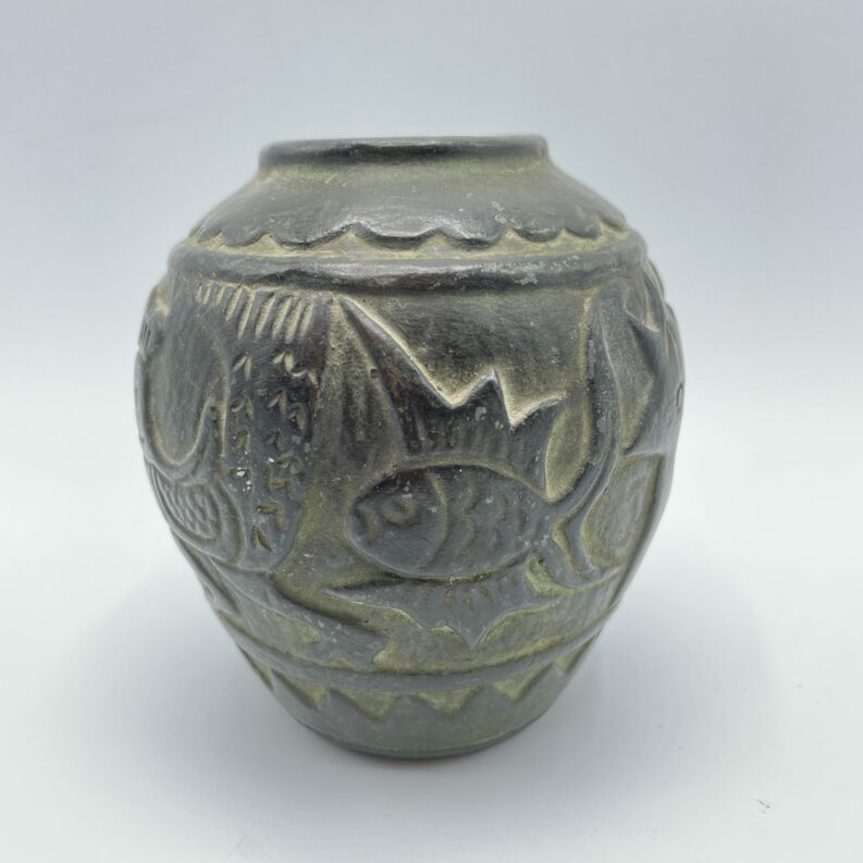 vase deco vintage vert exotique ethnique