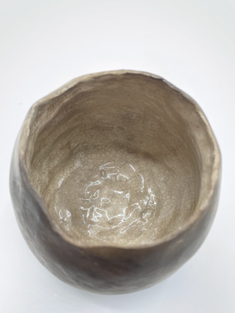 Vase émail forme œuf effet corne – Image 5