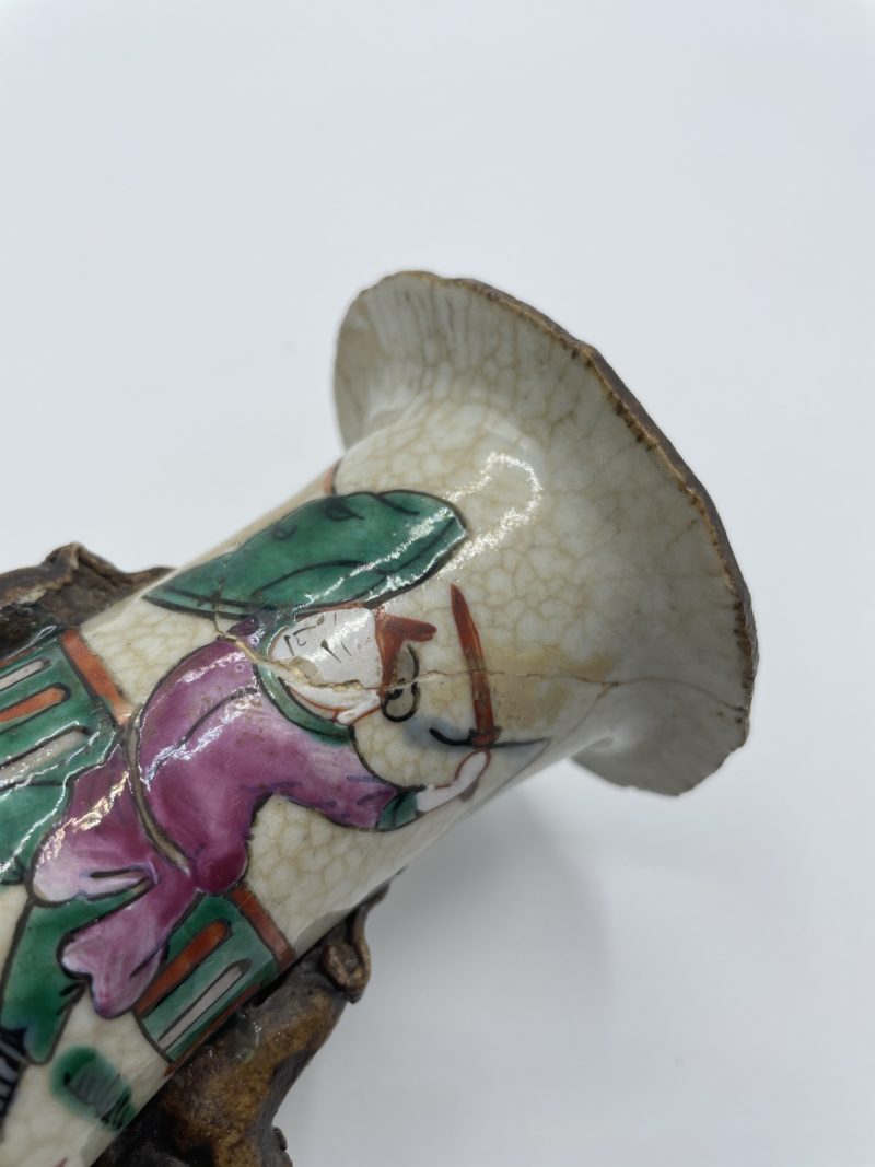 Vase chinois en porcelaine de Nankin – Image 2