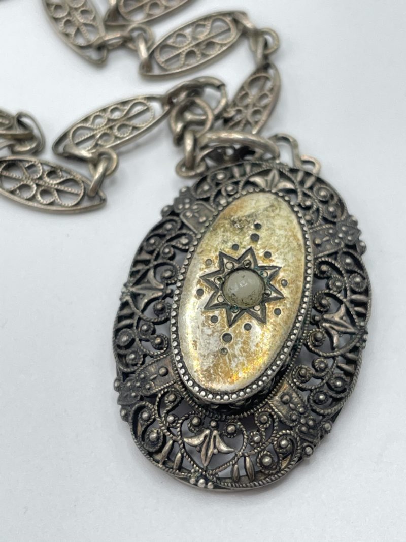Sautoir ancien en argent – Image 4