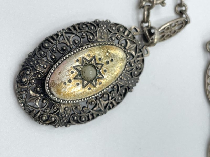Sautoir ancien en argent – Image 3