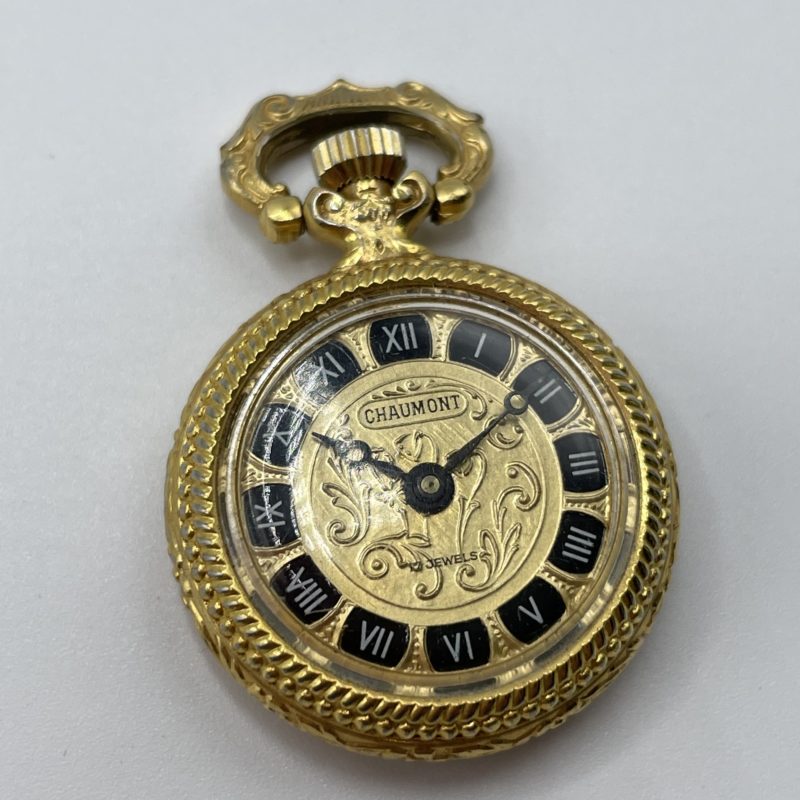 pendentif bijou vintage montre gousset chaumont