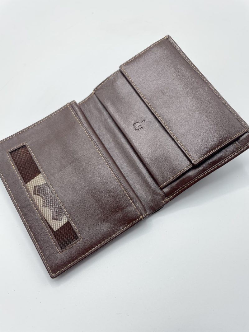 Petit portefeuille pour homme en cuir DV – Image 2