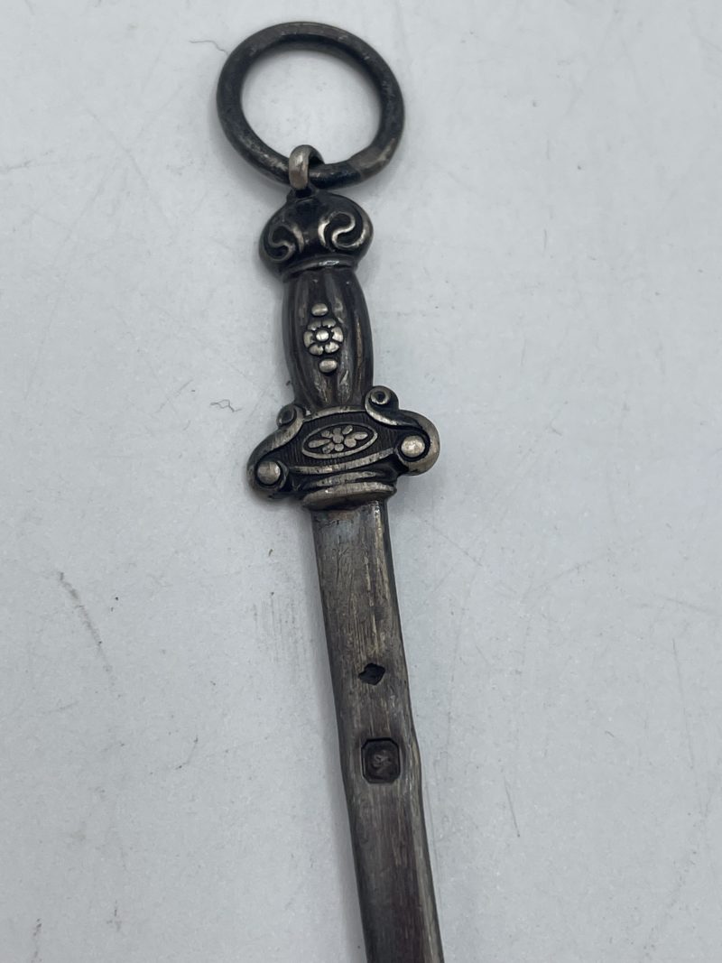 Lot de 3 ouvre lettre vintage poinçon argent – Image 2