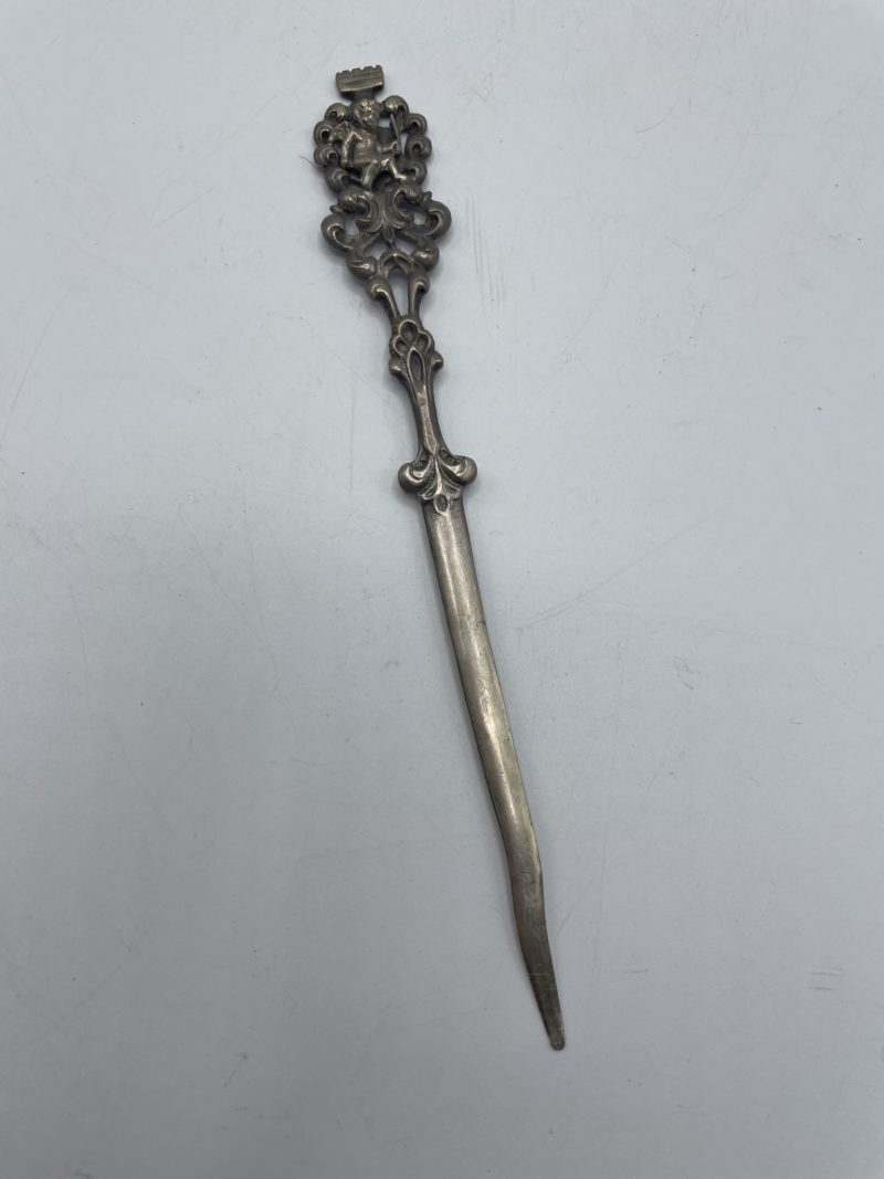 Lot de 3 ouvre lettre vintage poinçon argent – Image 14