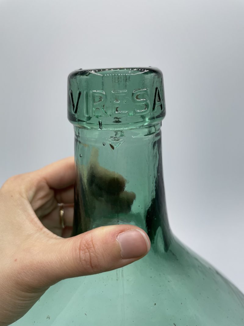 Dame jeanne vert d'eau Viresa 10L – Image 3