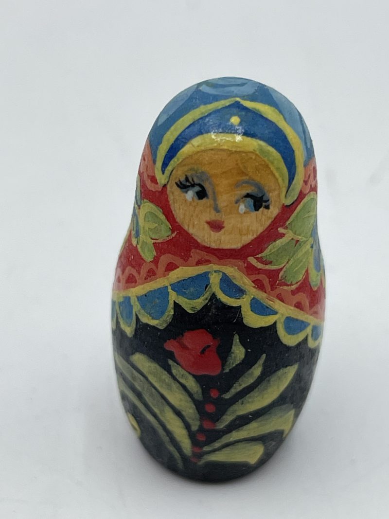 Matriochka traditionnelle poupées russes vintage en bois faites à la main – Image 7
