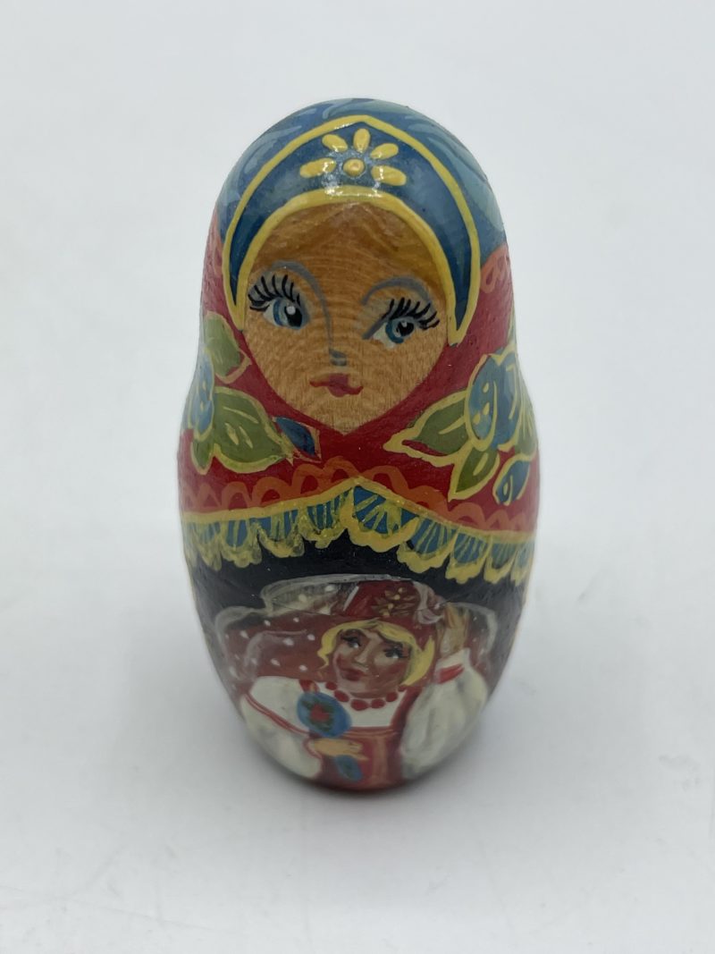 Matriochka traditionnelle poupées russes vintage en bois faites à la main – Image 15