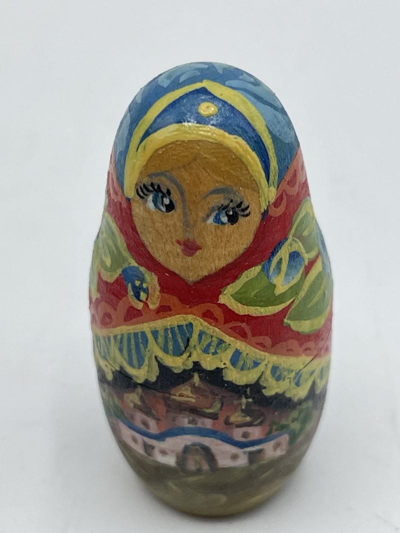 Matriochka traditionnelle poupées russes vintage en bois faites à la main – Image 11