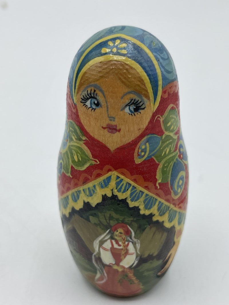 Matriochka traditionnelle poupées russes vintage en bois faites à la main – Image 12